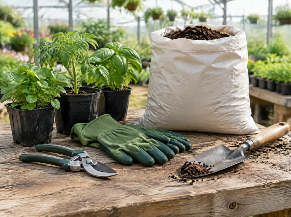 Herramientas e insumos de jardinería